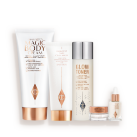 BROUILOPSVOORBEREIDING, TARGET + GLOW HUIDVERZORGINGSRITUEEL SKINCARE SET