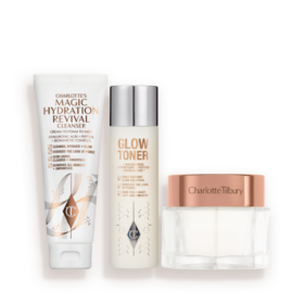 CHARLOTTE’S MAGIC CLEANSE, TONE & GLOW SET SKINCARE SET