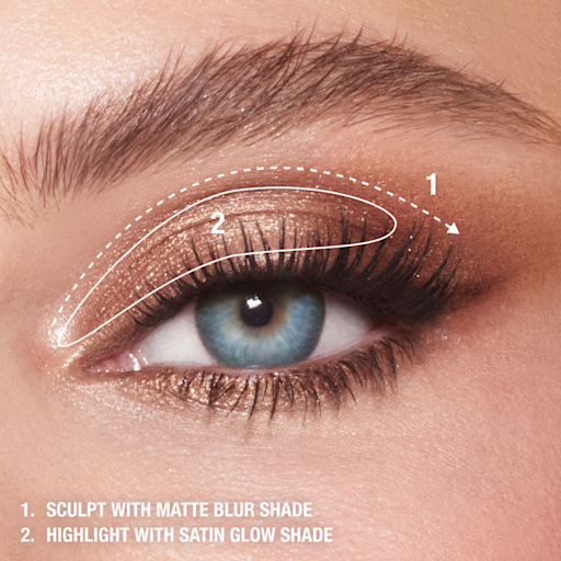 Exagger-Eyes EASY OOGSCHADUWS STICK BRONZED GARNET