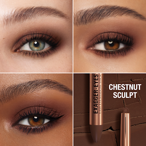 Exagger-Eyes EASY OOGSCHADUWS STICK CHESTNUT SCULPT