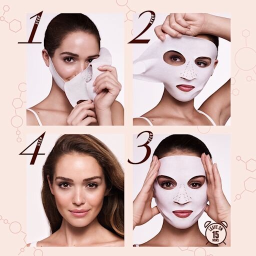 INSTANT MAGIC GEZICHTSMASKER - DROOG VELMASKER (ENKEL MASKER)